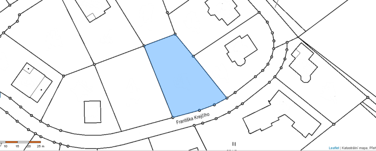 Stavební pozemek 741 m2, Hůrky – Motýl