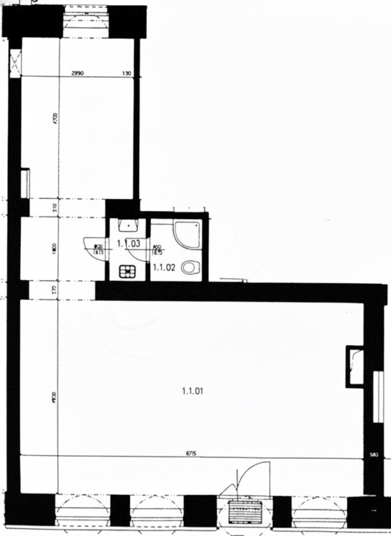 Komerční prostor 68,65 m2, ul. Mariánskolázeňská