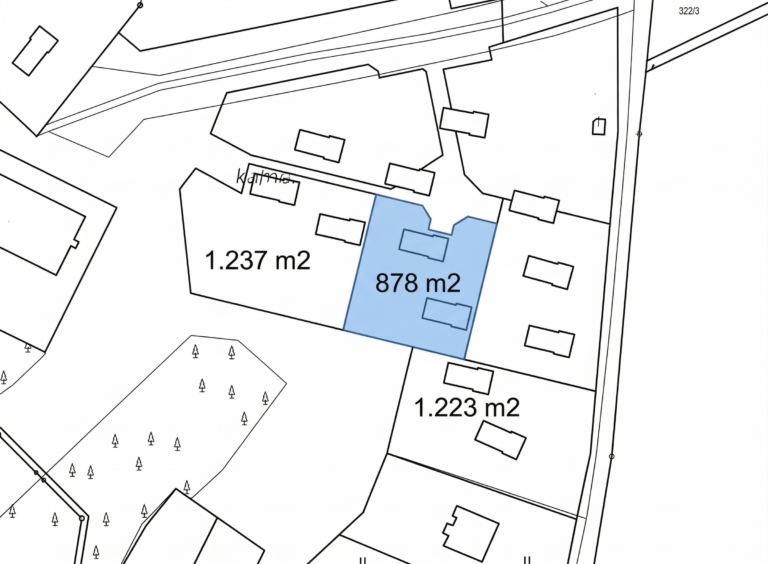 Stavební pozemek 878 m2, Skalka u Chebu